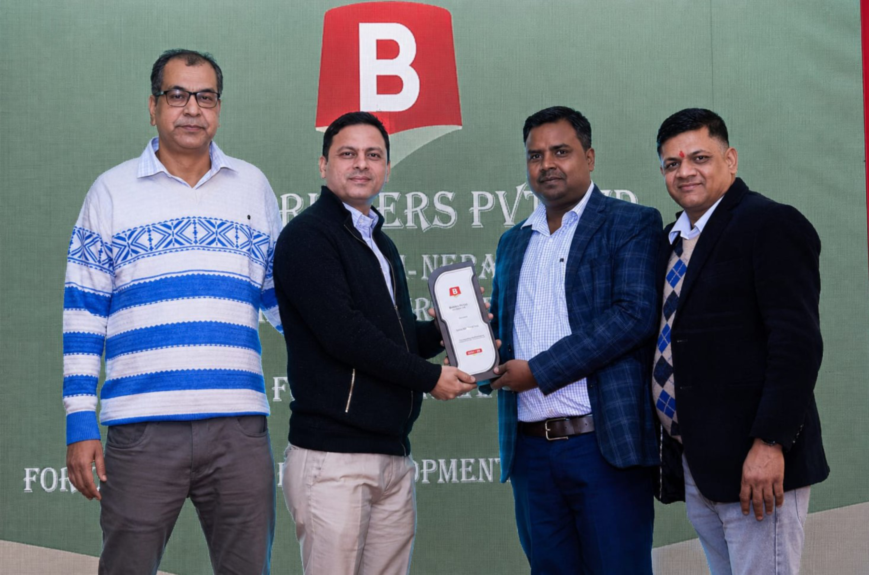 Receiving Britannia Award FY 2023-24